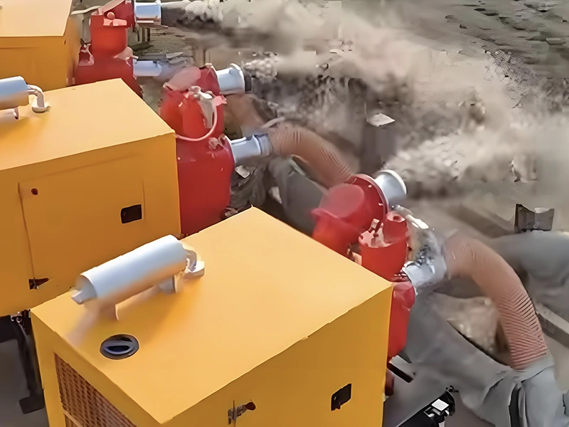 Jianghe Flood Prevention Products がディーゼルエンジン駆動のウォーターポンプセットをアップグレードして、効率的な洪水排水能力を向上